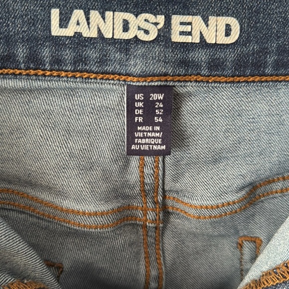 Lands' End Women’s Size 20W Blue Jeans - Picture 5 of 5